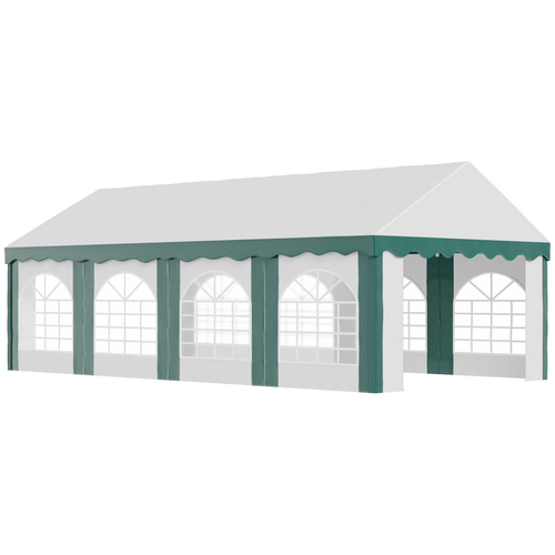 8 x 4m Marquee Gazebo, Party Tent with Double Doors for Wedding and Events - Cheap Tent