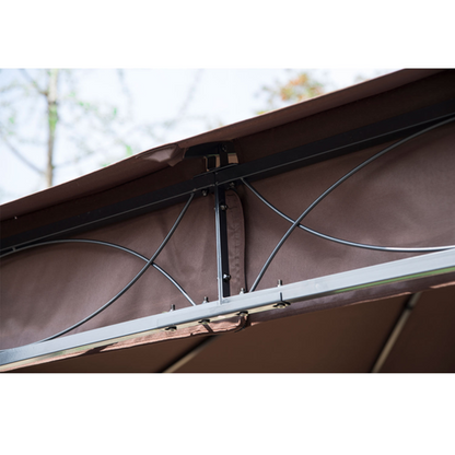 Outsunny 3m x 3m Garden Metal Gazebo Marquee Party Tent Canopy Shelter Pavilion - Cheap Tent