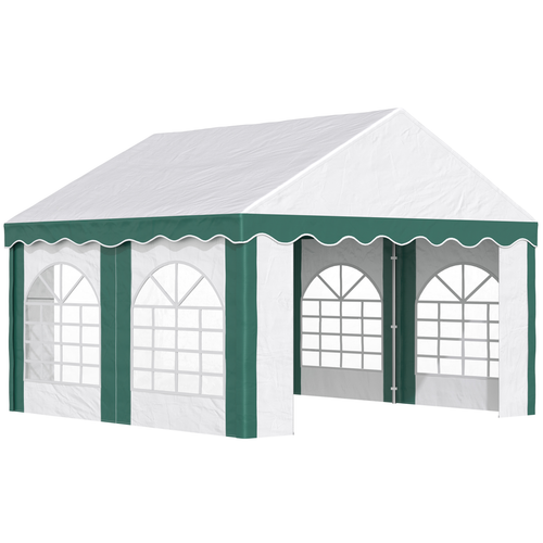 4 x 4m Marquee Gazebo, Party Tent with Double Doors for Wedding and Events - Cheap Tent