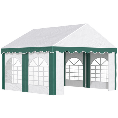 4 x 4m Marquee Gazebo, Party Tent with Double Doors for Wedding and Events - Cheap Tent