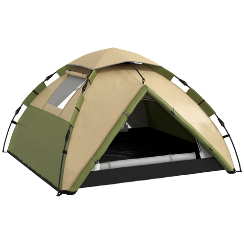 Outsunny 3-4 Man Camping Tent Portable with Bag, Quick Setup - Cheap Tent