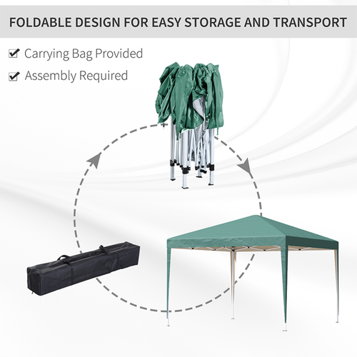 3x3m Garden Pop Up Gazebo Marquee Party Tent Wedding Canopy UV Protection - Cheap Tent