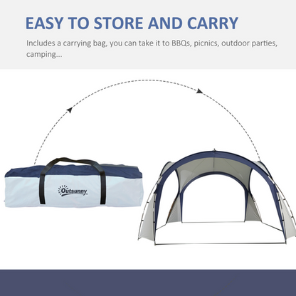 Outdoor Gazebo Event Dome Shelter Party Tent for Garden Outsunny - Cheap Tent