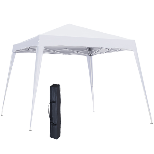 Outsunny Pop-Up Tent, 3Lx3Wx2.4H m-White - Cheap Tent