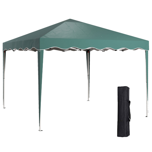Outsunny 3x3(m) Pop Up Gazebo Marquee Tent for Garden w/ Carry Bag Green - Cheap Tent
