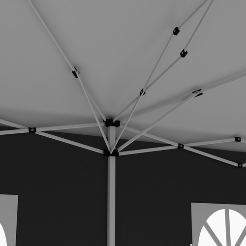 3 x 6m Pop Up Gazebo Height Adjustable Party Tent w/ Storage Bag Black - Cheap Tent