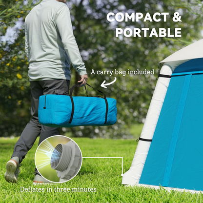 Outsunny Inflatable Camping Tent, Easy Setup 2 Man Tent - Cheap Tent
