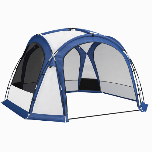 Dome Tent for 6-8 Person Camping Tent w/ Zipped Mesh Doors Lamp Hook Outsunny - Cheap Tent