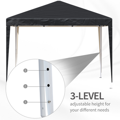 Outsunny 3 x 3 m Garden Pop Up Gazebo Marquee Party Tent Wedding Canopy - Cheap Tent