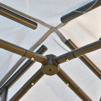 3x3M Metal Gazebo Garden Outdoor 2-tier Roof Marquee Party Tent Canopy - Crey - Cheap Tent