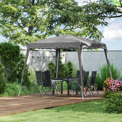Outsunny Garden Pop up Gazebo Tent Party Water-resistant 2.5 x 2.5M Grey - Cheap Tent