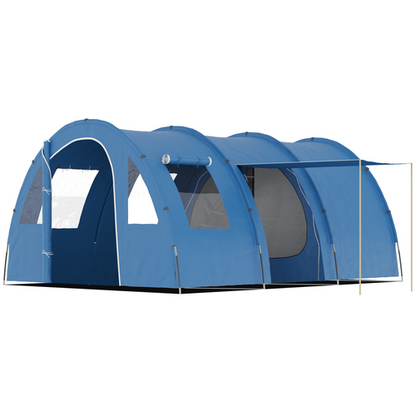 5-6 Man Family Tent Camping Tent with Two Room, Floor & Carry Bag - Cheap Tent