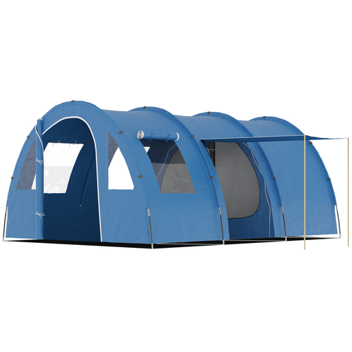 5-6 Man Family Tent Camping Tent with Two Room, Floor & Carry Bag - Cheap Tent