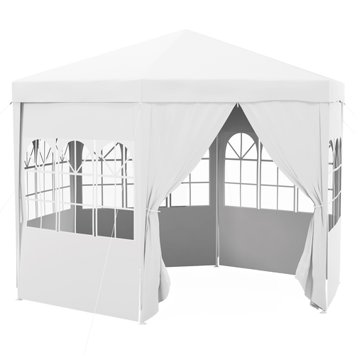 Outsunny 3.9m Outdoor Gazebo Canopy Party Tent with 6 Removable Side Walls - Cheap Tent