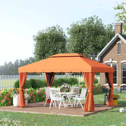 3m x 3.6m Aluminium Gazebo Canopy Patio Marquee Party Tent Outdoor - Cheap Tent