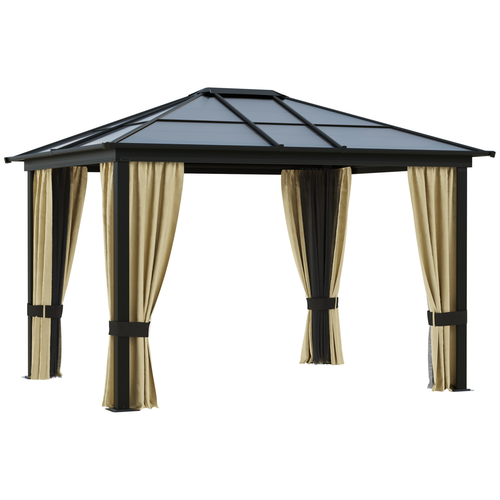 Garden Party Tent Gazebo 3x3.6 m-Brown/Beige - Cheap Tent