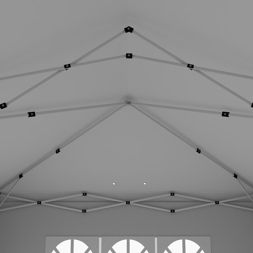Outsunny 3 x 6m Pop Up Gazebo Height Adjustable Party Tent w/ Storage Bag Black - Cheap Tent