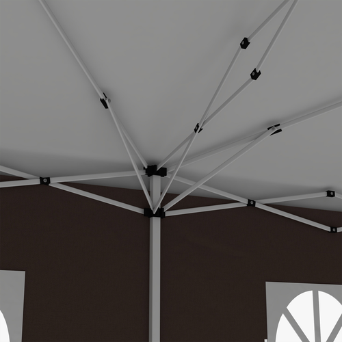 3 x 6m Pop Up Gazebo Height Adjustable Party Tent w/ Storage Bag Black - Cheap Tent