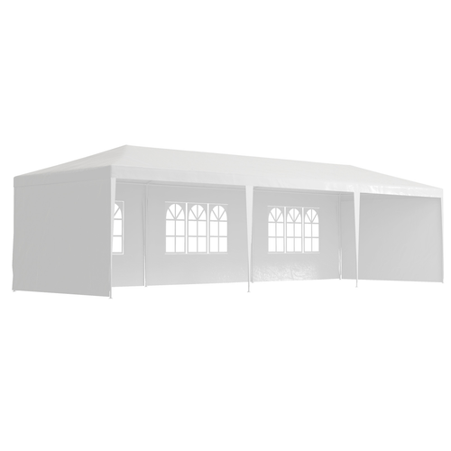 9m x 3m Outdoor Garden Gazebo Wedding Party Tent Canopy Marquee White - Cheap Tent