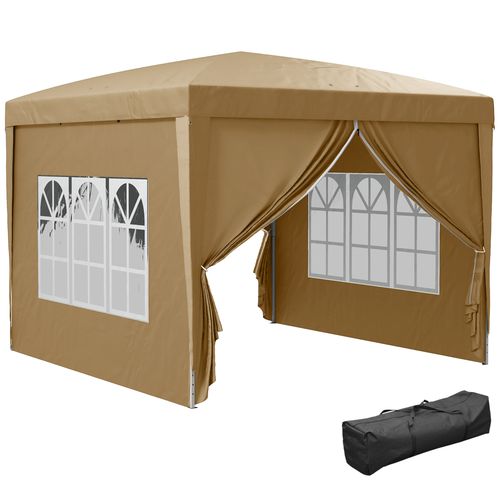 Outsunny 3x3(m) Pop Up Gazebo Party Tent Canopy Marquee with Storage Bag - Cheap Tent