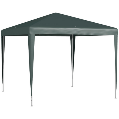 Outsunny Garden Gazebo Marquee Party Tent Wedding Canopy Patio Green 2.7 x 2.7m - Cheap Tent