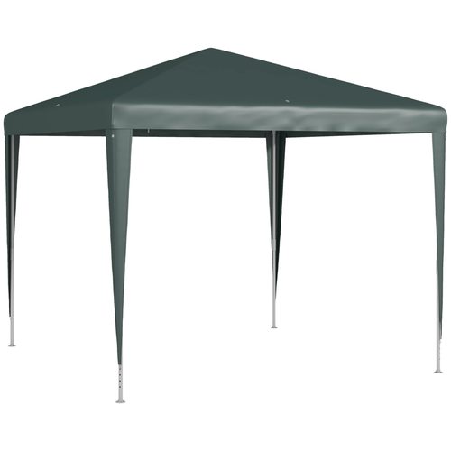 Outsunny Garden Gazebo Marquee Party Tent Wedding Canopy Patio Green 2.7 x 2.7m - Cheap Tent