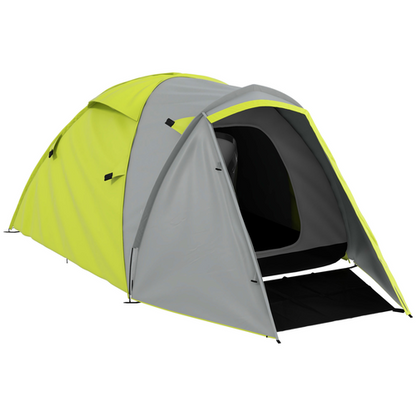Outsunny 2-3 Man Camping Tent with Living Area, 2000mm Waterproof, Blue - Cheap Tent
