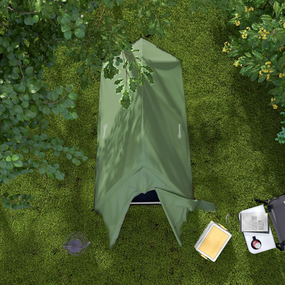 Outsunny Double Layer Camping Tent for 1-2 Man, 2000mm Waterproof, Green - Cheap Tent