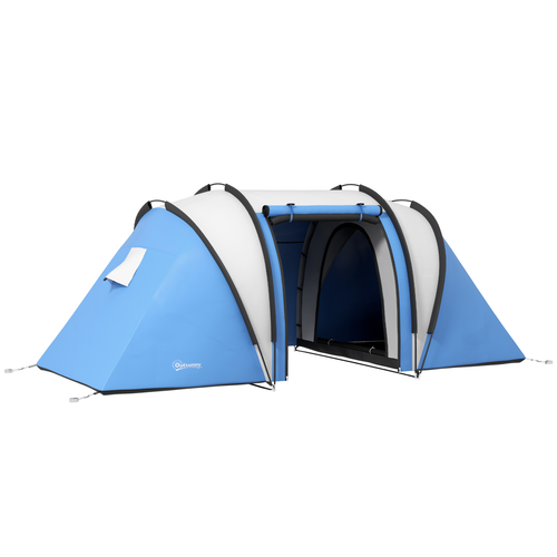 Outsunny 2 Bedroom Camping Tent with Living Area, 3000mm Waterproof - Cheap Tent