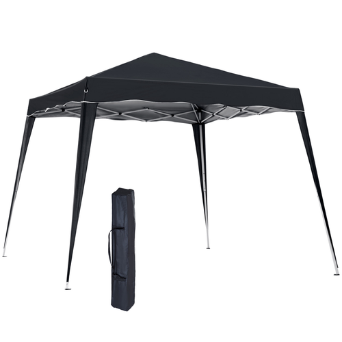 Outsunny Pop-Up Tent, 3Lx3Wx2.4H m-Black - Cheap Tent