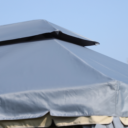 Outsunny 3x4m 2-Tier Gazebo Aluminium Garden Marquee Party Tent - Cheap Tent