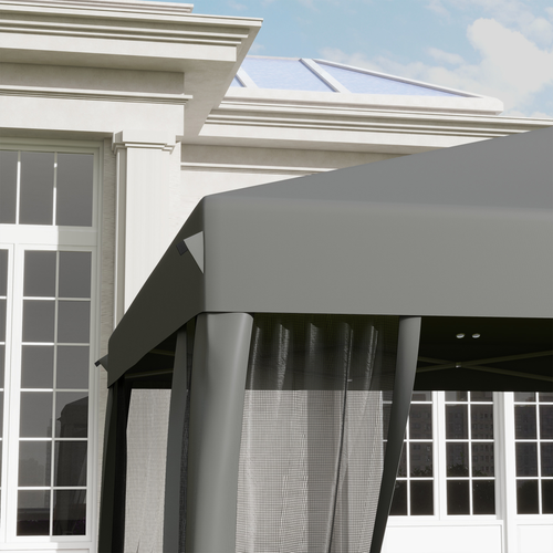 Spacious Pop-Up Canopy Tent - 3x3m with Mesh Curtains & Portable Design - Cheap Tent