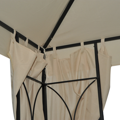 3 x 3m Garden Metal Gazebo Sun Shade Shelter Outdoor Party Tent Outsunny - Cheap Tent