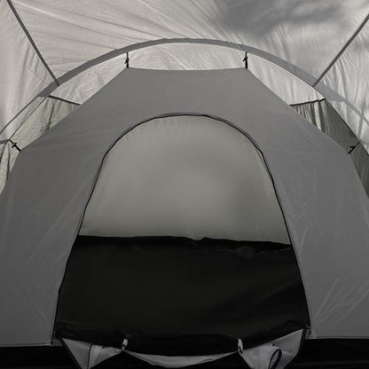 Outsunny Large Tunnel Tent with 3 Bedroom, Living Area and Porch, Grey - Cheap Tent