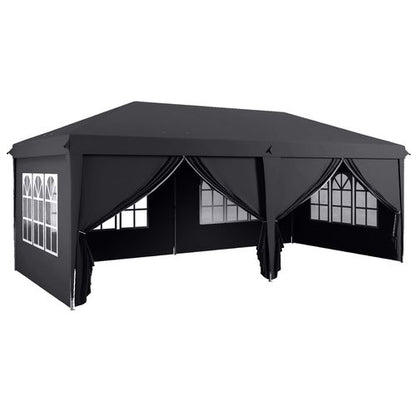 Outsunny 3 x 6m Pop Up Gazebo Height Adjustable Party Tent with Storage Bag - Cheap Tent
