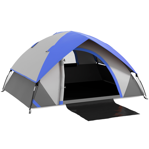 Outsunny 2 Man Camping Tent w/ Sewn-in Groundsheet, 3000mm Waterproof - Cheap Tent