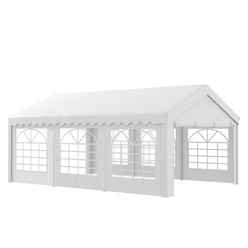 Gazebo Marquee Party Tent, Steel Frame-White - Cheap Tent