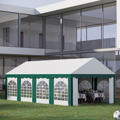 8 x 4m Marquee Gazebo, Party Tent with Double Doors for Wedding and Events - Cheap Tent