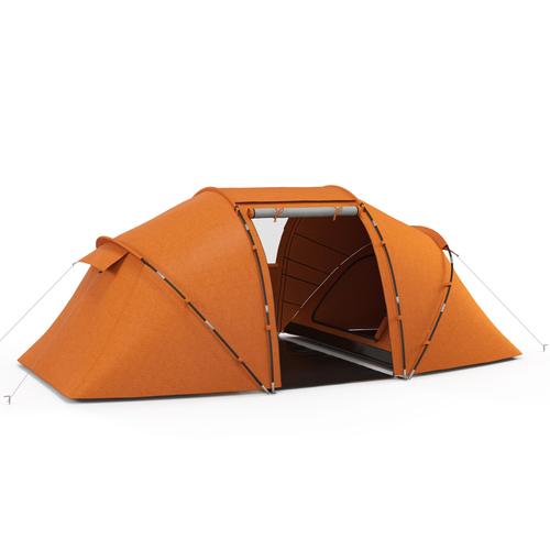 Outsunny 4-6 Persons Camping Tent Dome Family Travel Group Hiking Room Fishing - Cheap Tent
