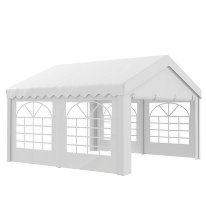 Gazebo Marquee Party Tent, Steel Frame-White - Cheap Tent