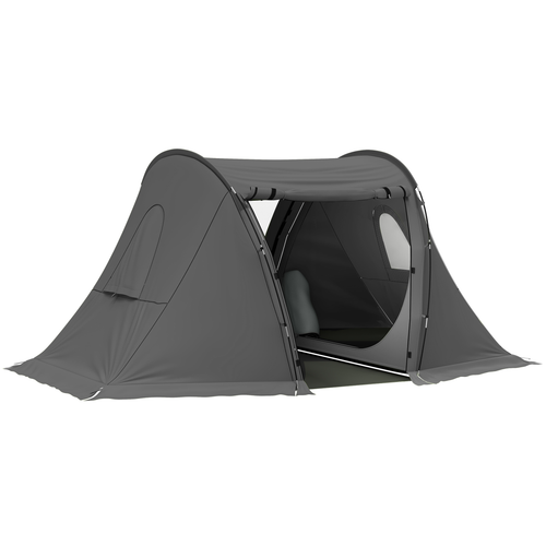 Outsunny 3 Man Camping Tent with 2 Bedrooms, 3000mm Waterproof - Cheap Tent