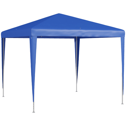 Outsunny Garden Gazebo Marquee Party Tent Wedding Canopy Patio Blue 2.7 x 2.7m - Cheap Tent