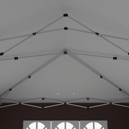 3 x 6m Pop Up Gazebo Height Adjustable Party Tent w/ Storage Bag Black - Cheap Tent