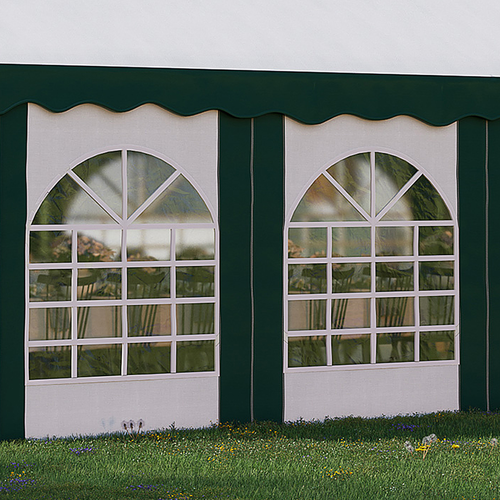 8 x 4m Marquee Gazebo, Party Tent with Double Doors for Wedding and Events - Cheap Tent