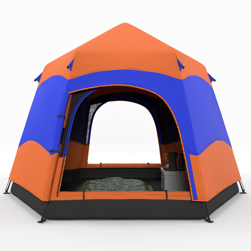 4 Person Pop Up Tent Camping Festival Hiking Shelter Family Portable Outsunny - Cheap Tent