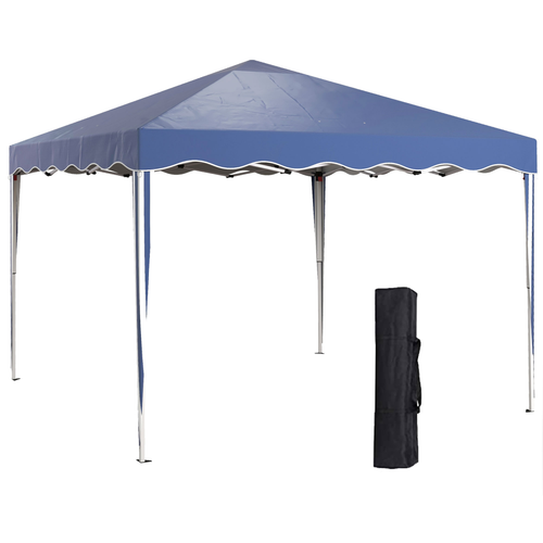 Outsunny 3x3(m) Pop Up Gazebo Marquee Tent for Garden w/ Carry Bag Blue - Cheap Tent