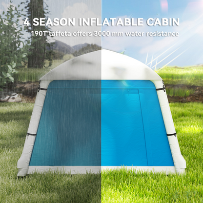 Outsunny Inflatable Camping Tent, Easy Setup 2 Man Tent - Cheap Tent