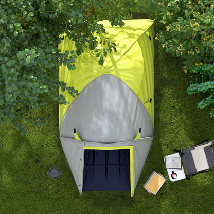 Outsunny 2-3 Man Camping Tent with Living Area, 2000mm Waterproof, Blue - Cheap Tent