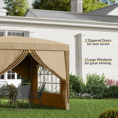 Outsunny 3x3(m) Pop Up Gazebo Party Tent Canopy Marquee with Storage Bag - Cheap Tent