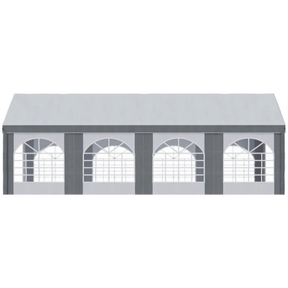8 x 4m Party Tent, Marquee Gazebo with Sides, Eight Windows and Double Doors - Cheap Tent